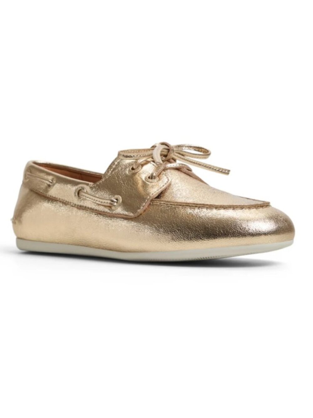 Sperry Top-Sider Slim Boat Leather Shoes Gold Women’s Size 11 M NWT
